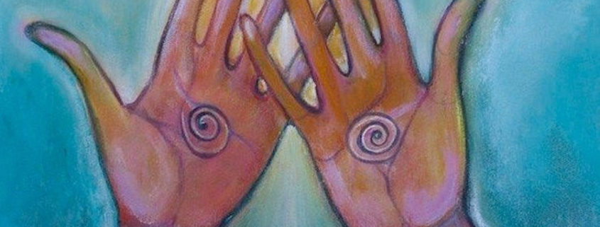 Spiritual Hands Drawing